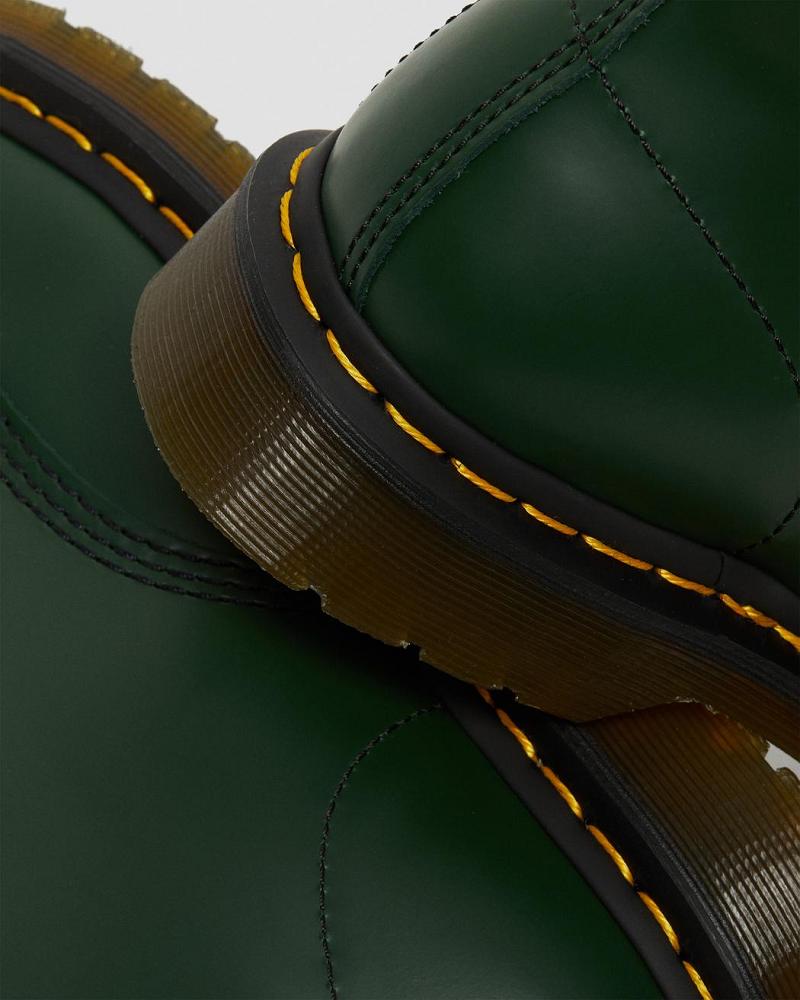 Dr Martens 1460 Smooth Leren Veterlaarzen Heren Groen | NL 277CTV